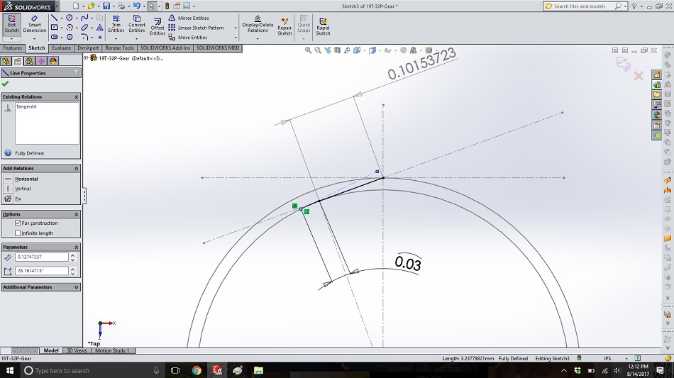 Creating Involute Gears in CAD