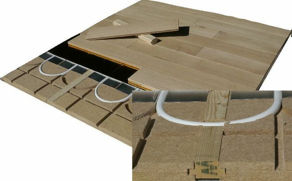 le plancher chauffant Caleosol ECO+ avec lambourdes est entièrement démontable en fin de vie