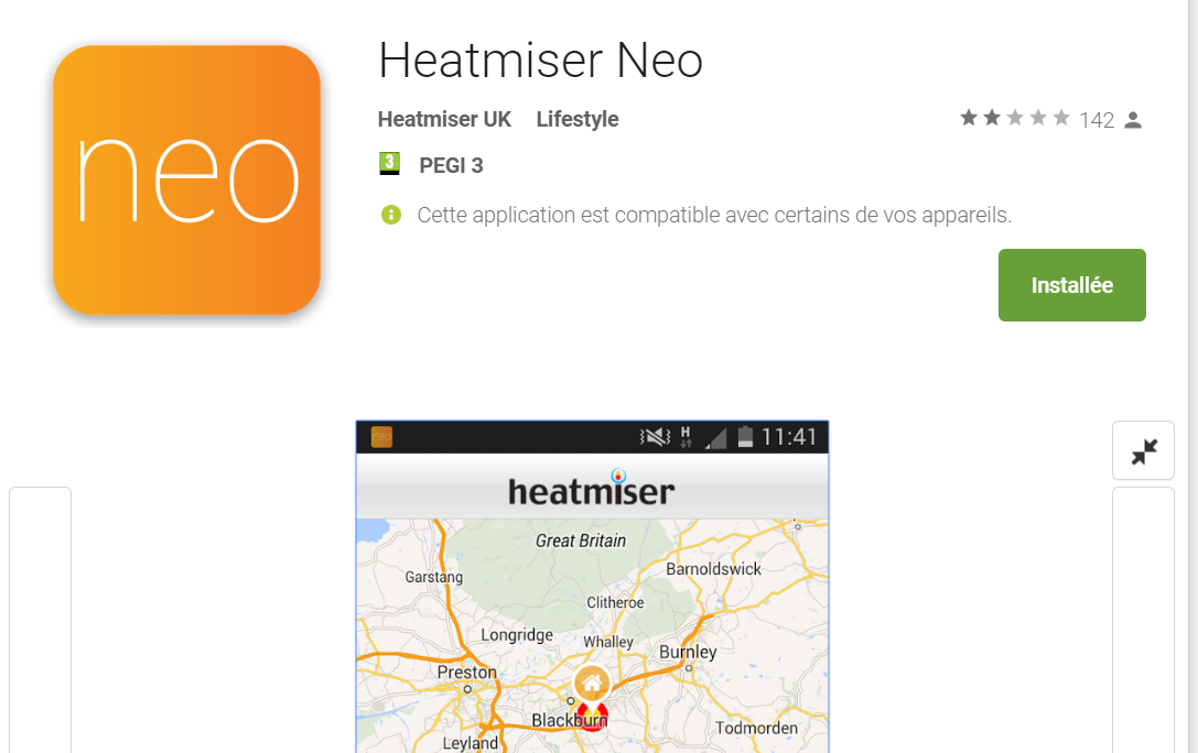 App Thermostat Heatmiser Neo sur google play