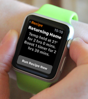 Thermostat plancher chauffant wifi sur apple watch