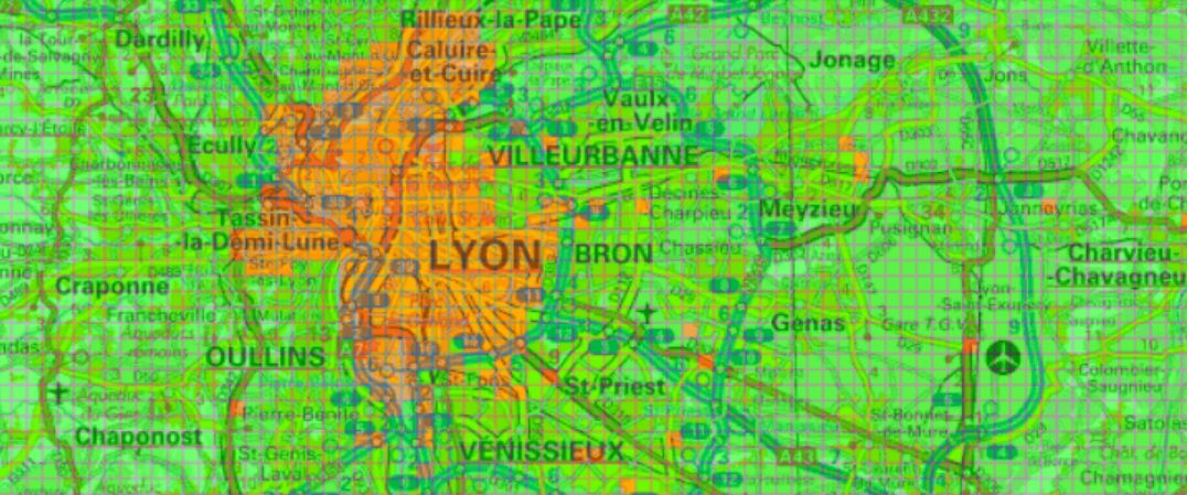Carte verte orange pour la géothermie à Lyon