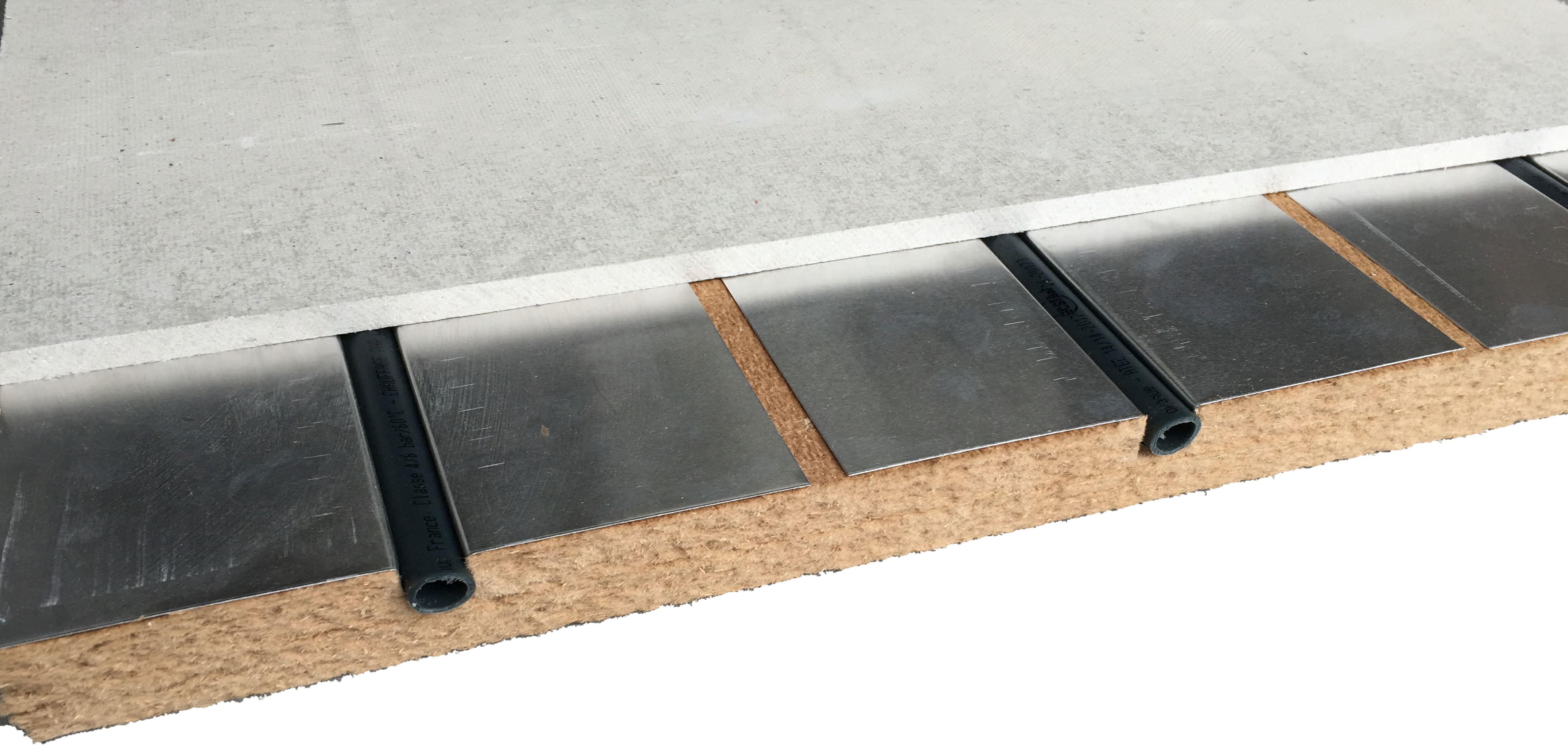 Plancher chauffant rafraîchissant pour petit collectif