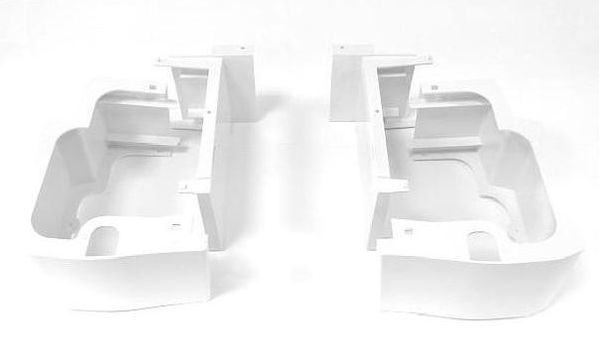 Pieds à visser pour radiateur réversible