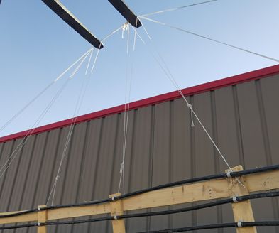 Élingues pour le puits canadien hydraulique GéoMur
