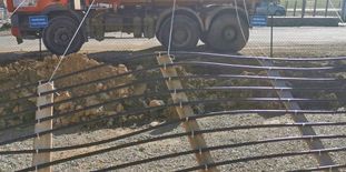 Elingues pour mur géothermique pour petit collectif