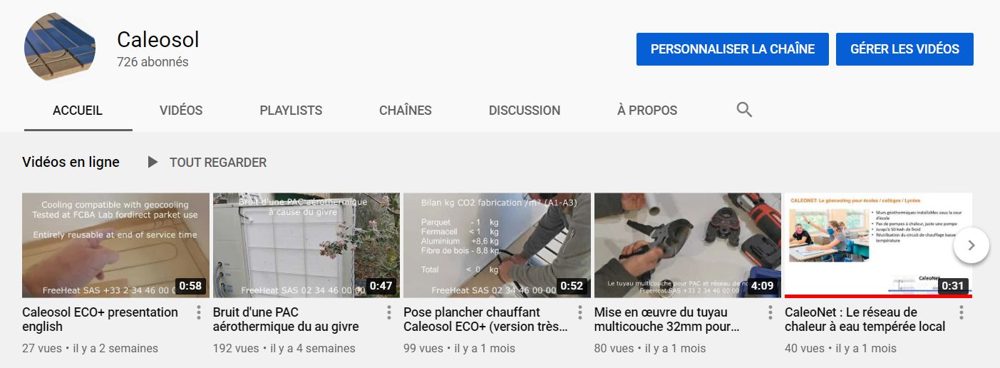 Chaine youtube de guides autoconstruction RE2020