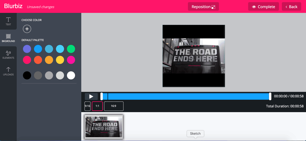Video Crop and resize