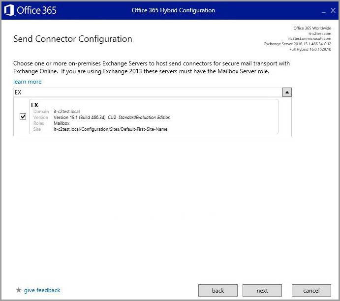EXCHANGE & OFFICE365 HYBRID DEPLOYMENT – PART 2 – IT & Cyber Security Blog