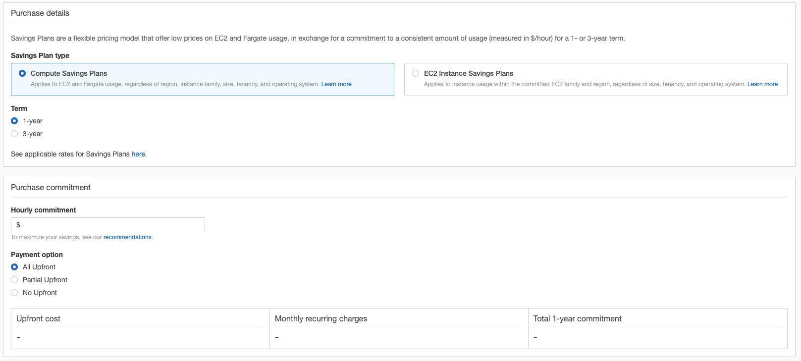 AWS Savings Plans aws savings plans