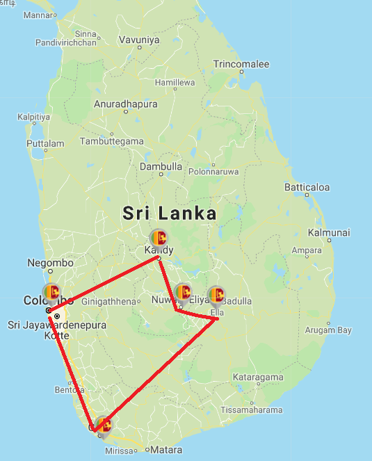 1 week in sri lanka itinerary hill country with some coast