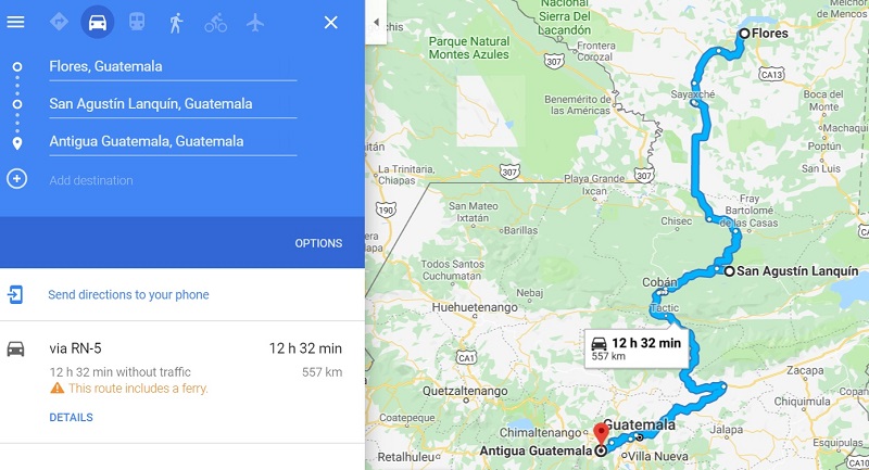 1 week Guatemala itinerary