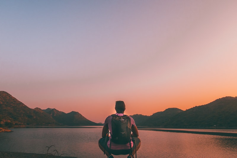 sunsets in udaipur