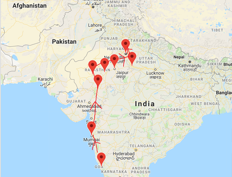 3 week india itinerary