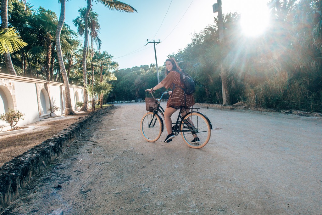 riding a bike in mexico