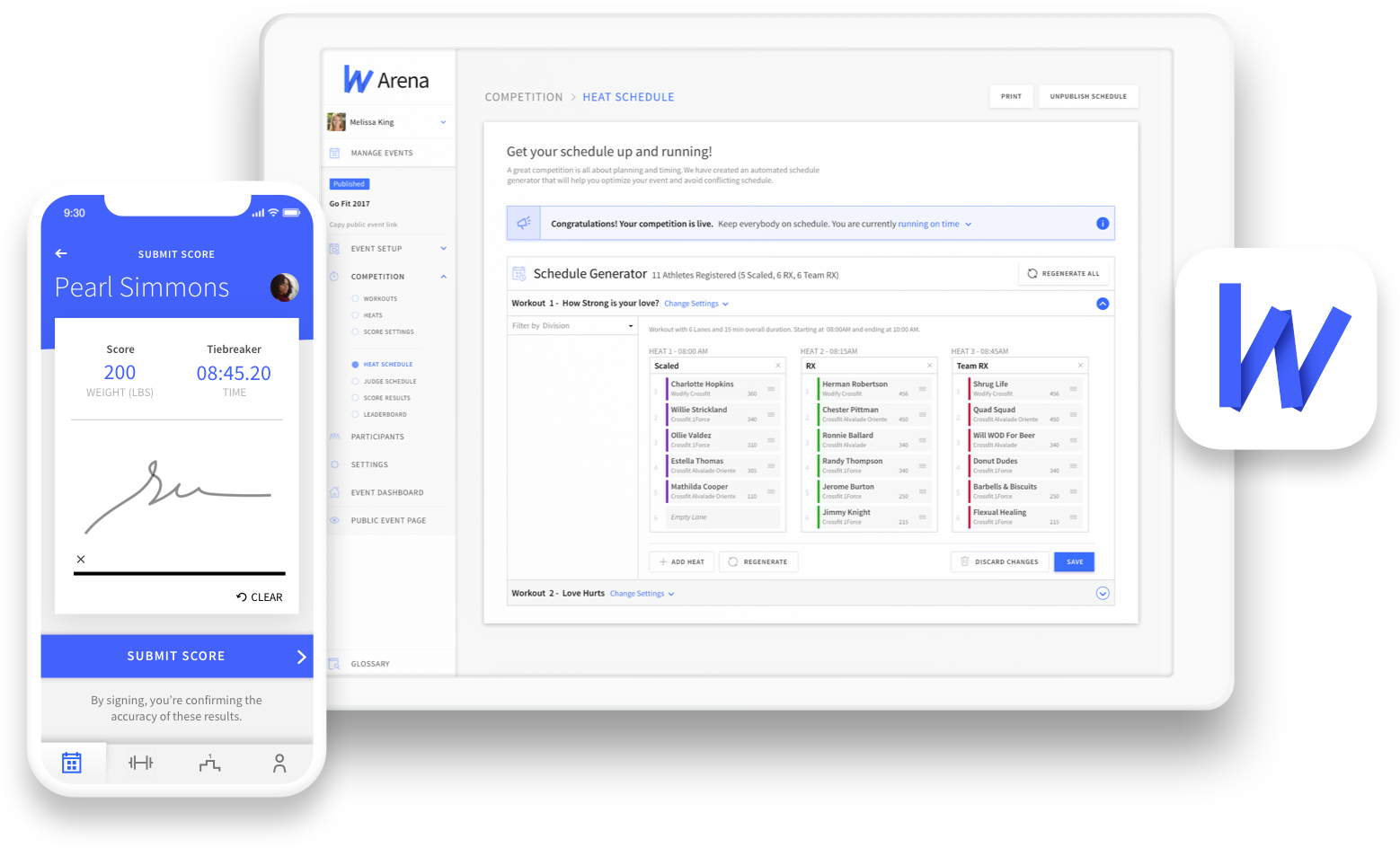 Wodify Arena Device