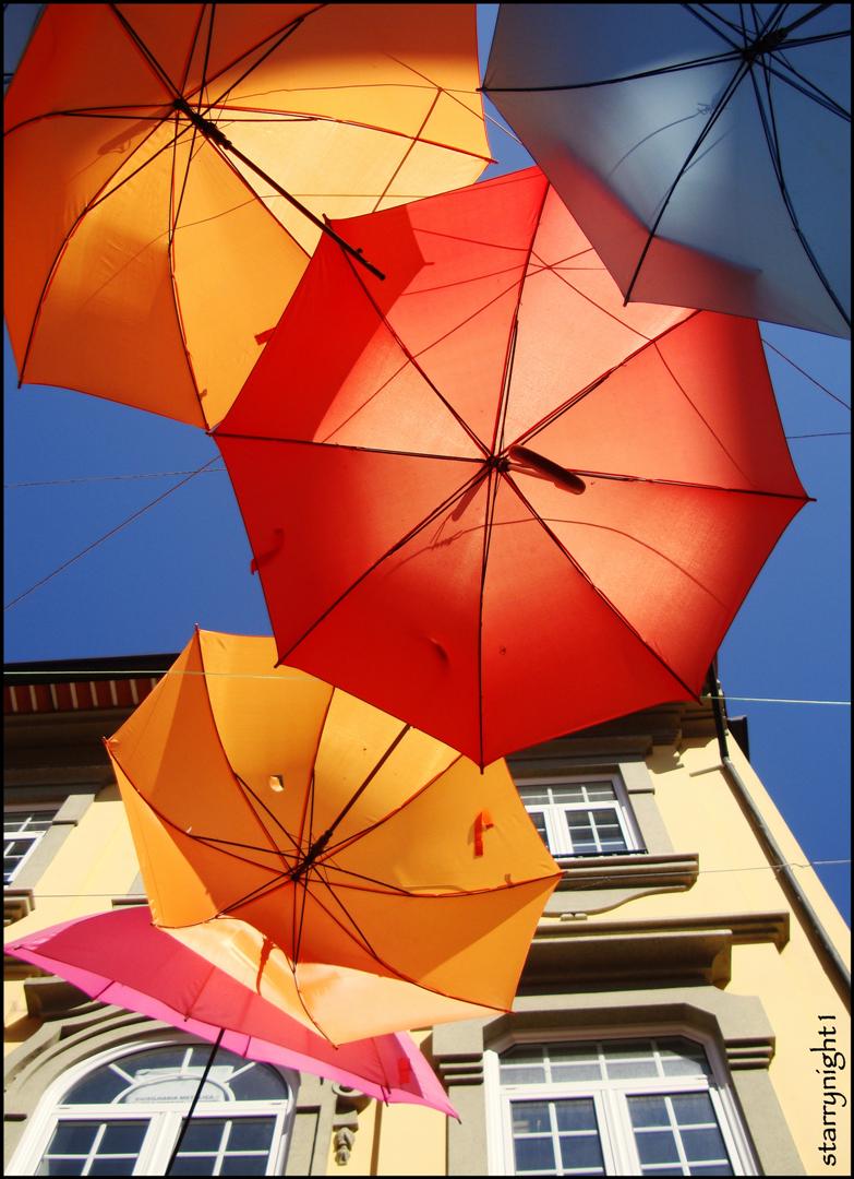 Umbrella Sky Project Lighter Quicker Cheaper