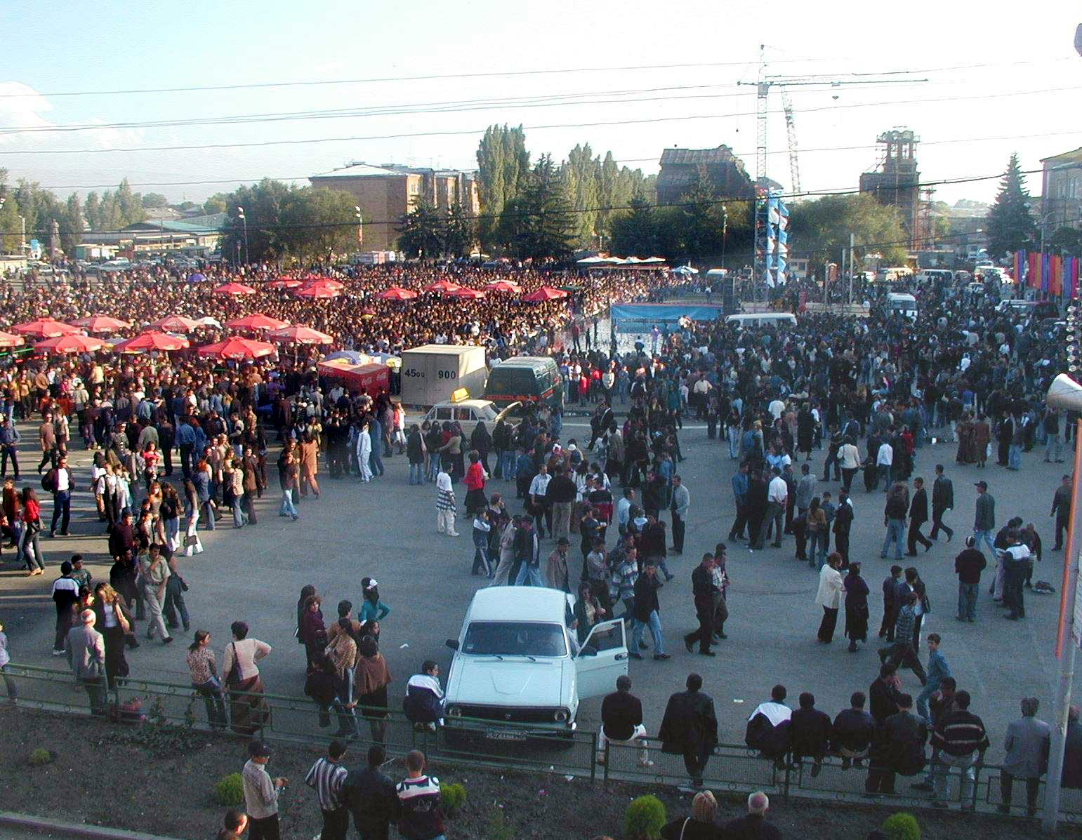 Urban plan Gyumri Armenia autocad