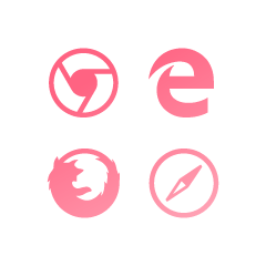 Cross-browser compatible so you don't need to worry about it