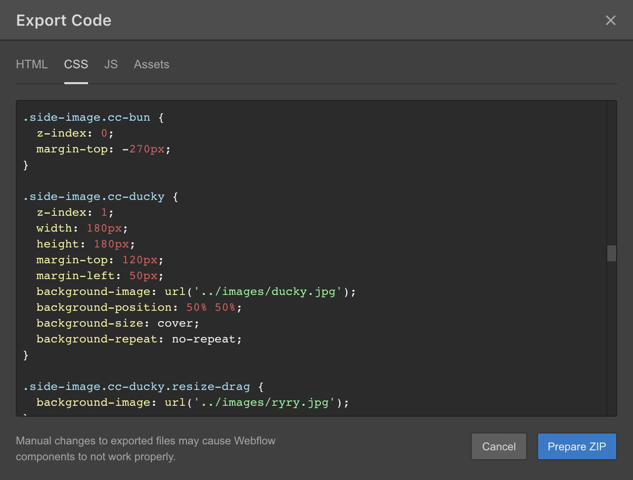 Export clean, semantic code that even your developers will love