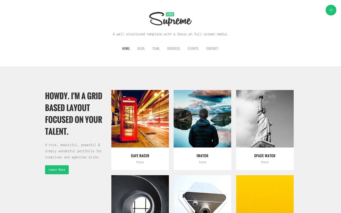 portfolio website templates available at webflow