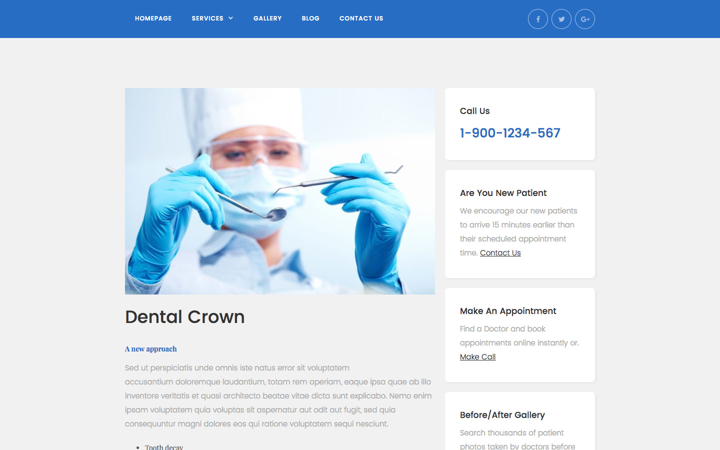 dentist web templates