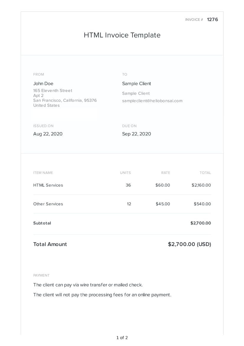 100+ Free Invoice Templates | Download, Edit & Send