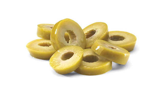 Sliced Green Olives Image