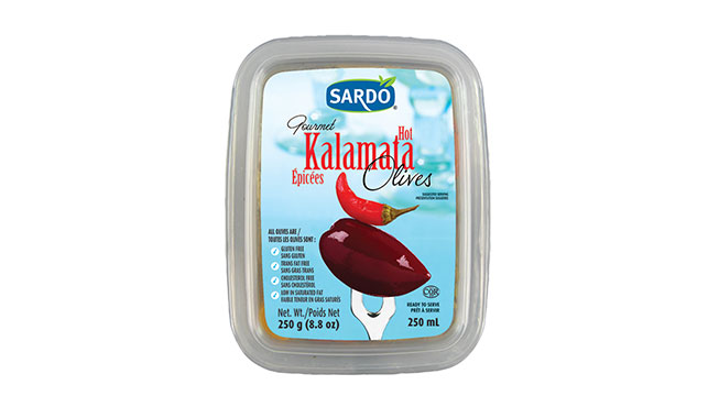 Whole Hot Kalamata Olives 250 mL