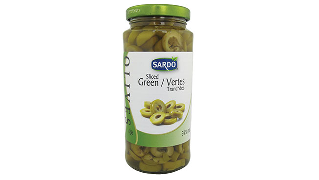 Sliced Green Olives 375 mL