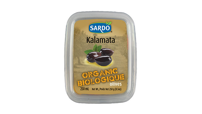 Organic Whole Kalamata Olives 250 mL