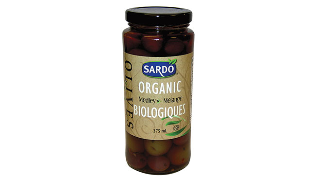 Organic Whole Medley Olives 375 mL