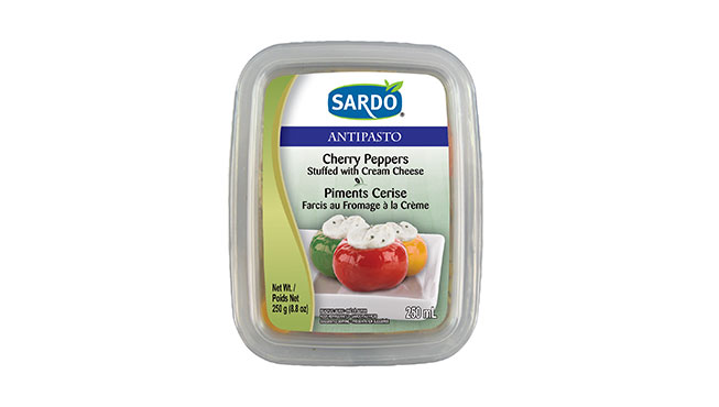 Cherry Peppers Stuffed with Cream Cheese 250 mL