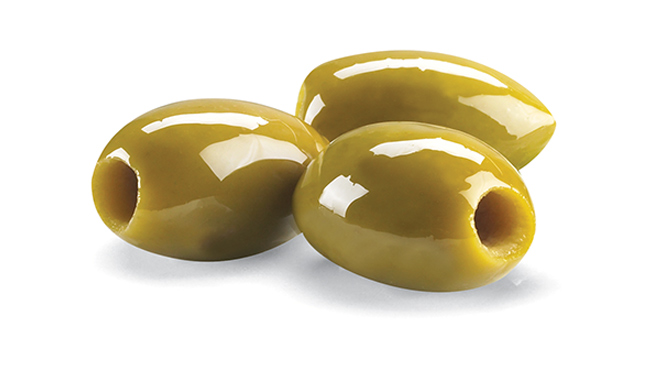Pitted Green Olives Image