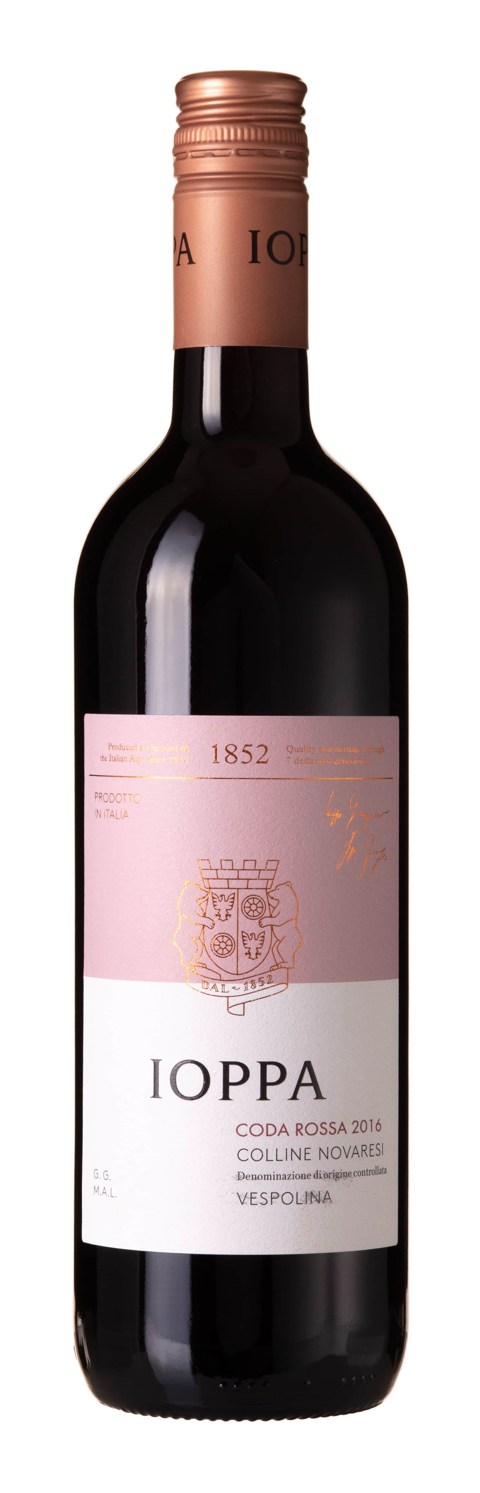 Ioppa Colline Novaresi Vespolina Coda Rossa 2018 Piemonte, Italia