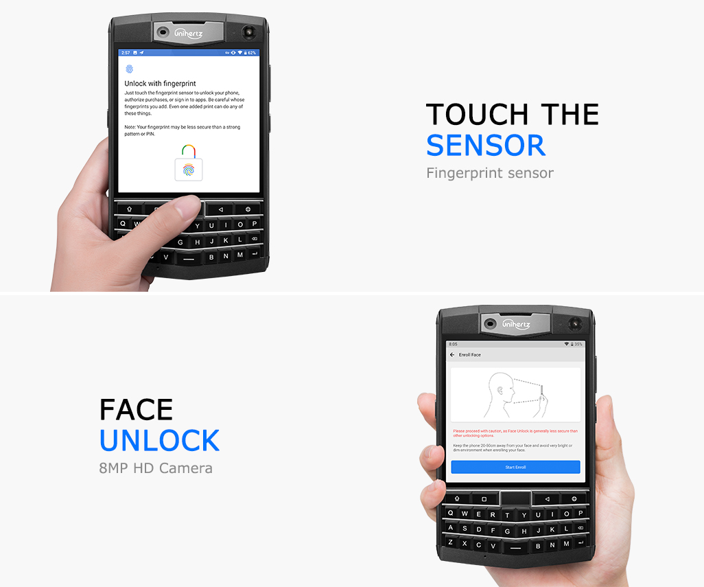 Unihertz Titan Qwerty タフネススマートフォン