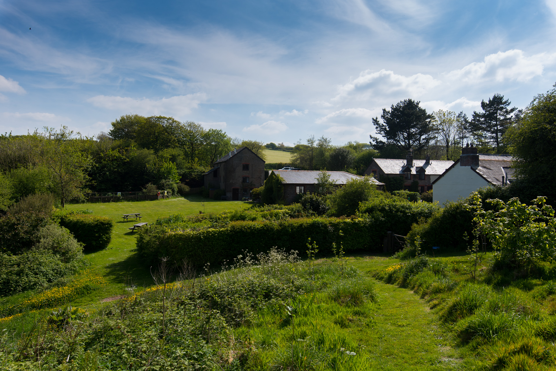 A Complex Of 10 Cottages At Wheel Farm Combe Martin