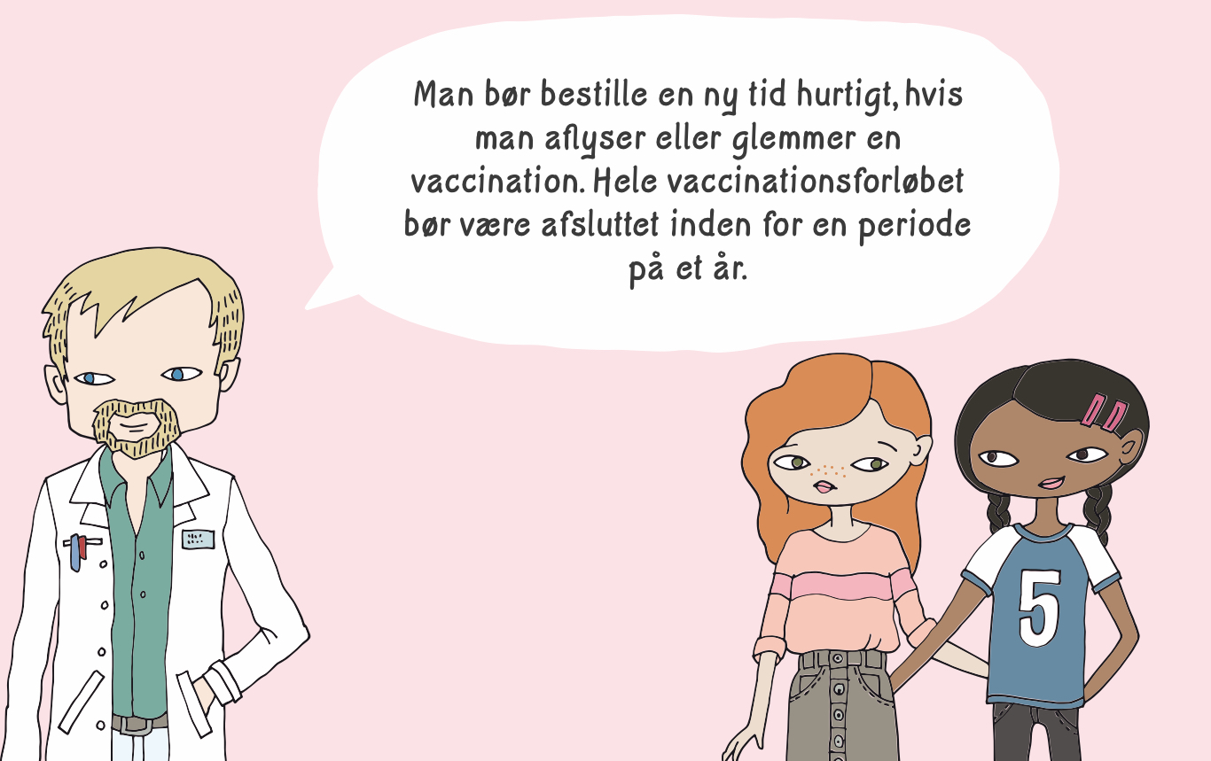 Praktisk info om HPV-vaccination