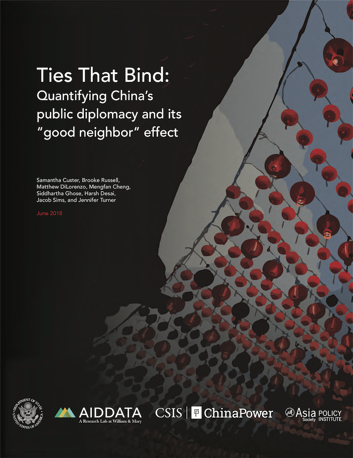 Ties That Bind: Quantifying China's public diplomacy and its "good neighbor" effect