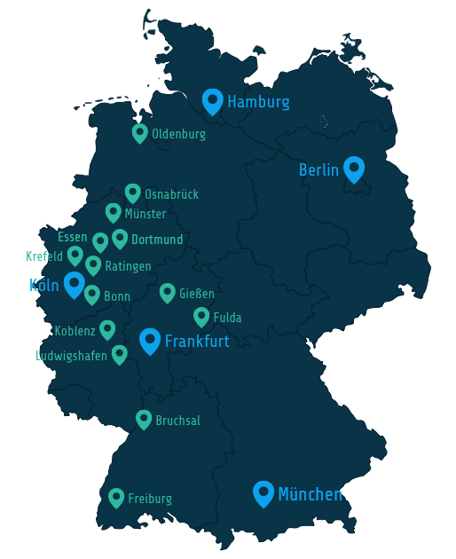 Energieversorger Deutschlandkarte