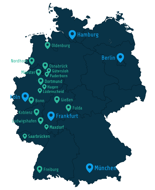Energieversorger Deutschlandkarte