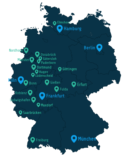 Energieversorger Deutschlandkarte