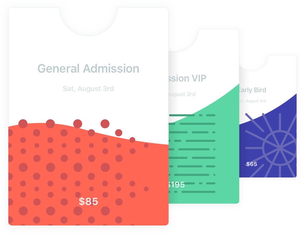 Multiple ticket types