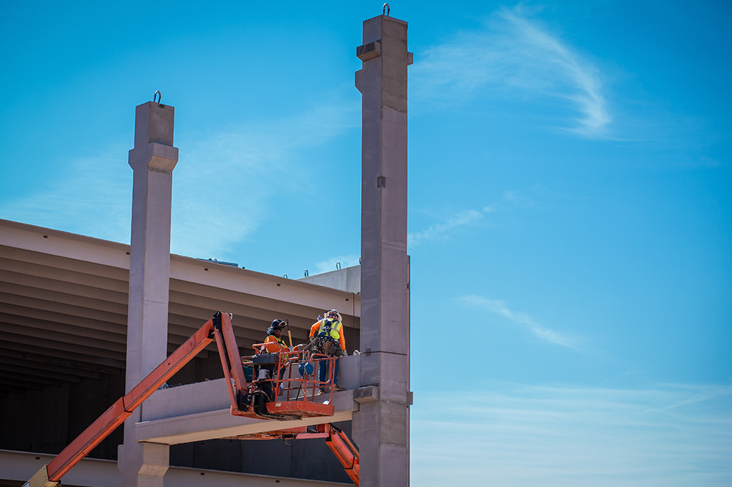 Build-to-suit data center construction