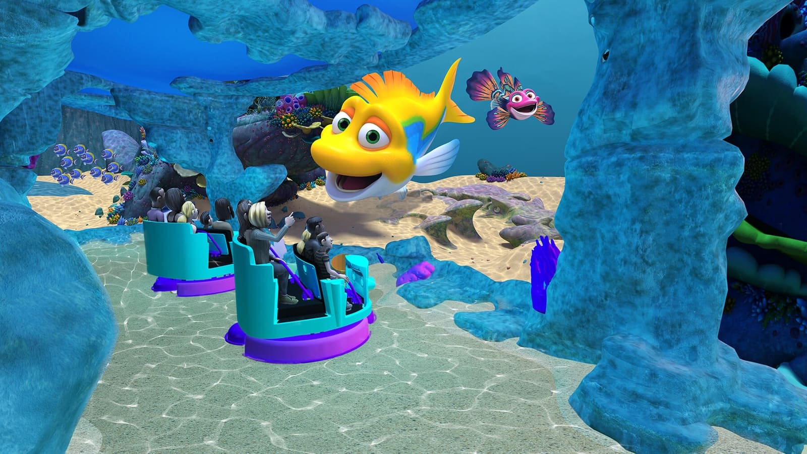 Splash and Bubbles Dark Ride Sally Dark Rides