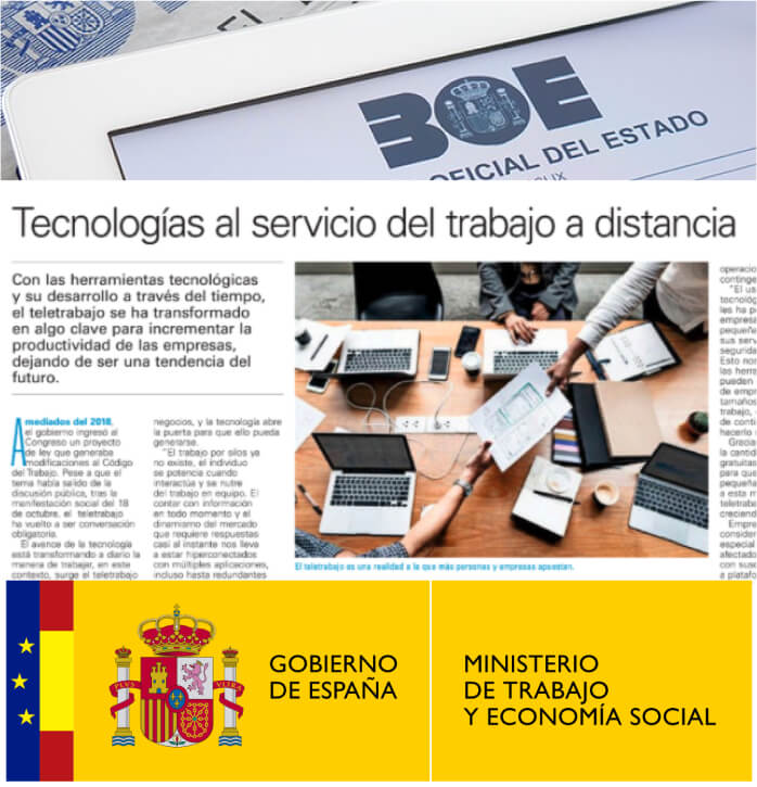 el gobierno español presenta la nueva ley de teletrabajo en España