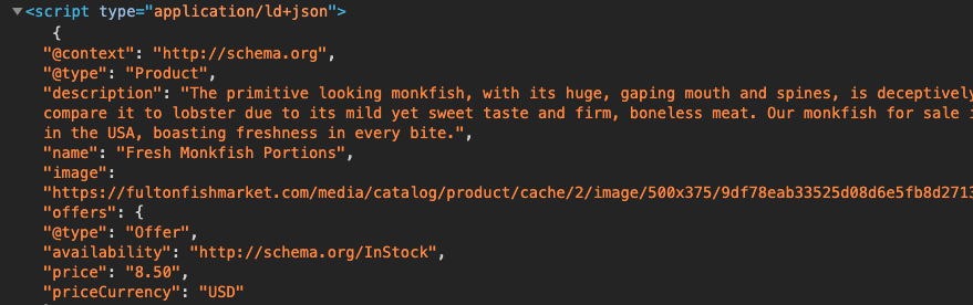 Schema tags for technical ecommerce SEO