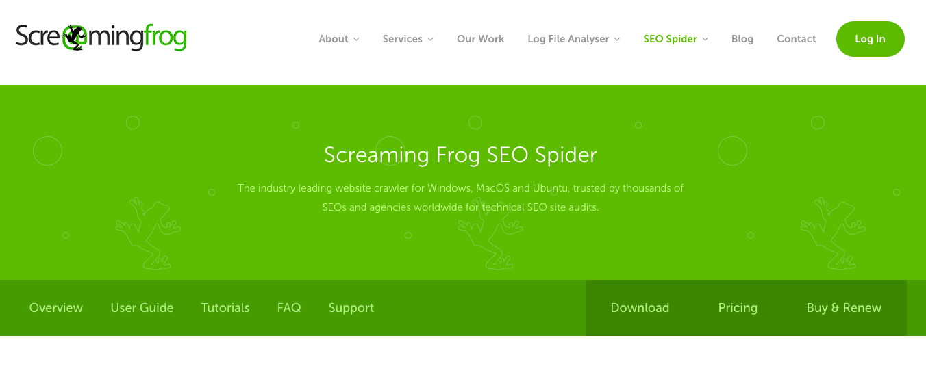 screaming frog ecommerce seo tool