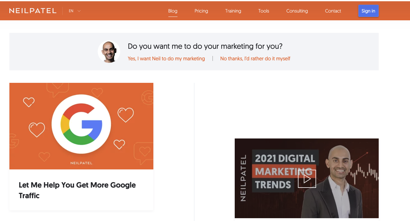 Neil Patel Blog