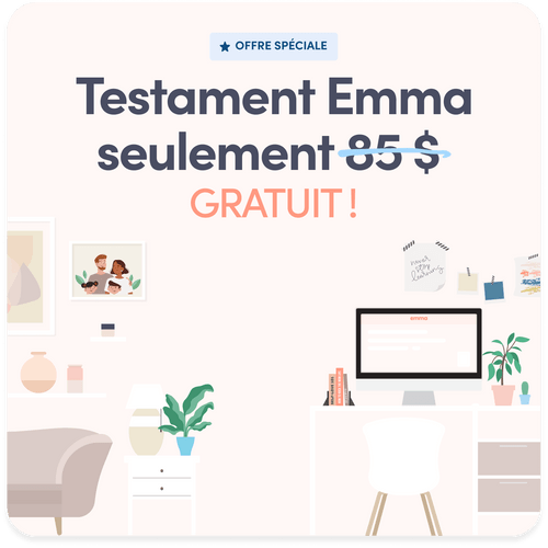 Testament 100 en ligne Simple & Rapide Emma