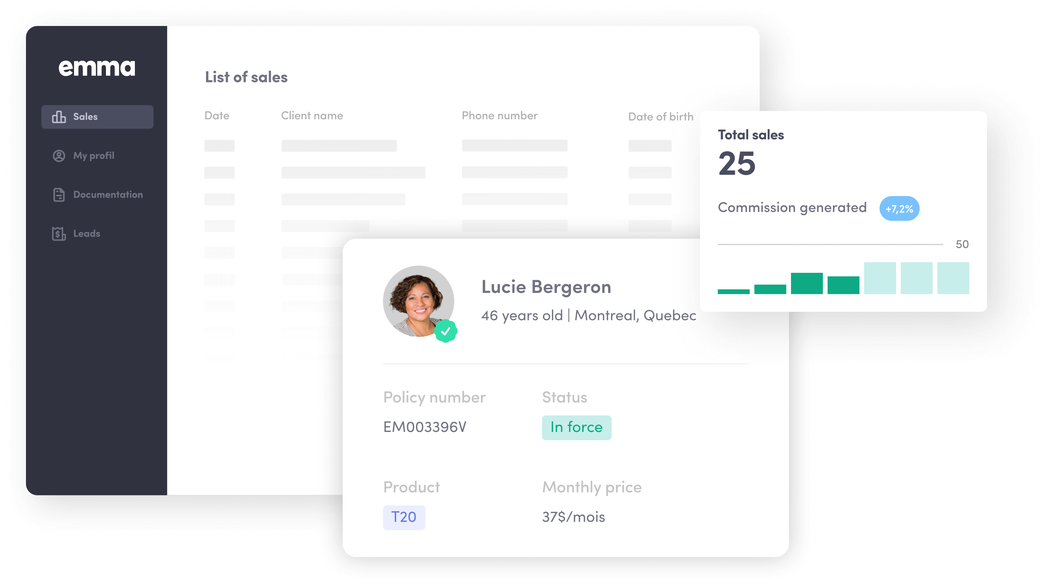 Emma PRO | Sales Platform for Advisors